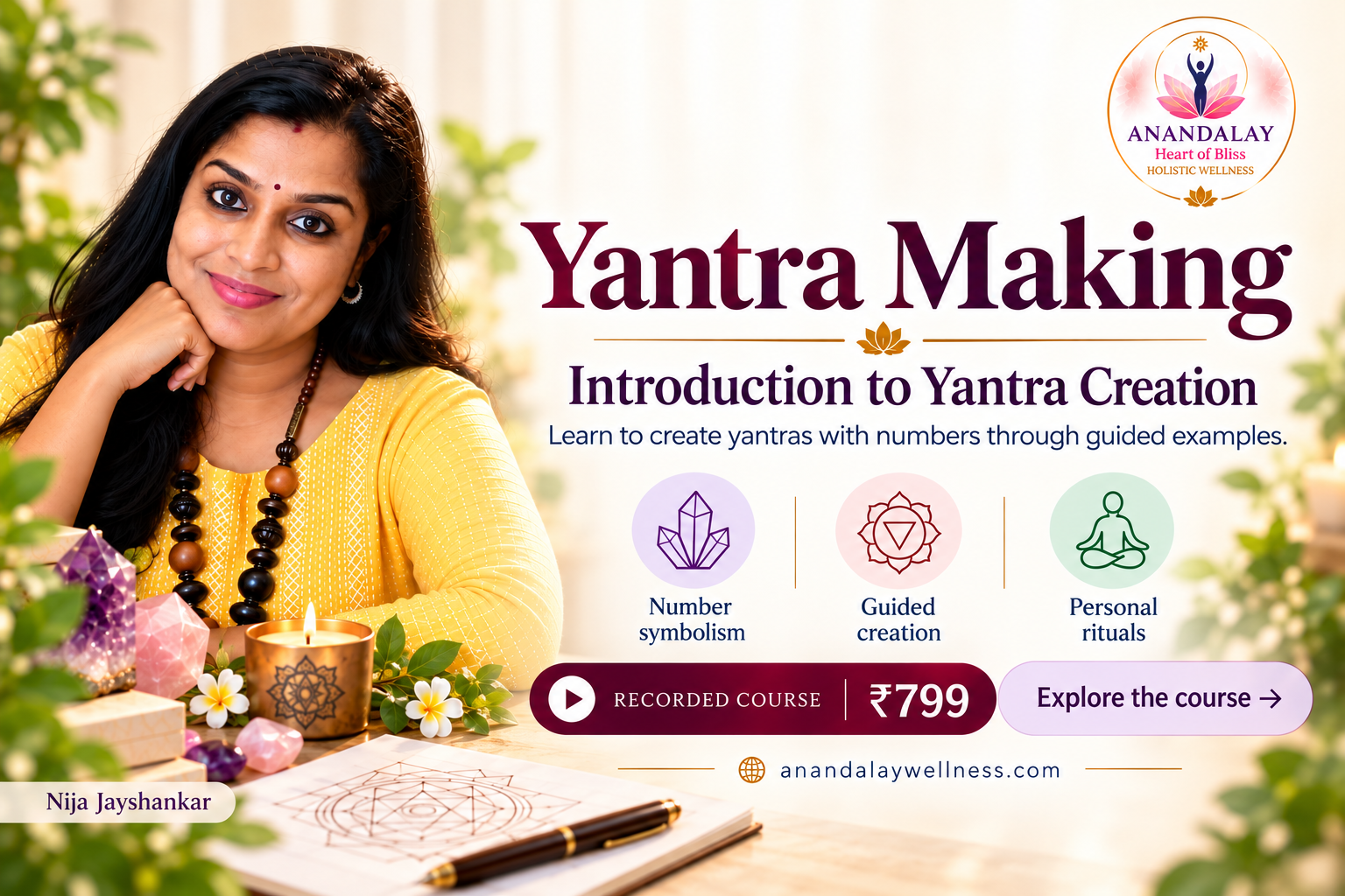 Yantra Making course with Nija Jayshankar